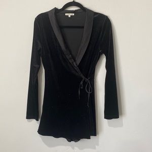 Black sparkle Romper